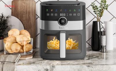 سیب زمینی در سرخ کن بدون روغن