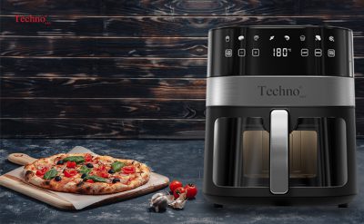 پیتزا در سرخ کن بدون روغن