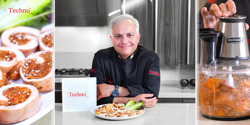 طرز تهیه رولت مرغ رژیمی به روش سامان گلریز