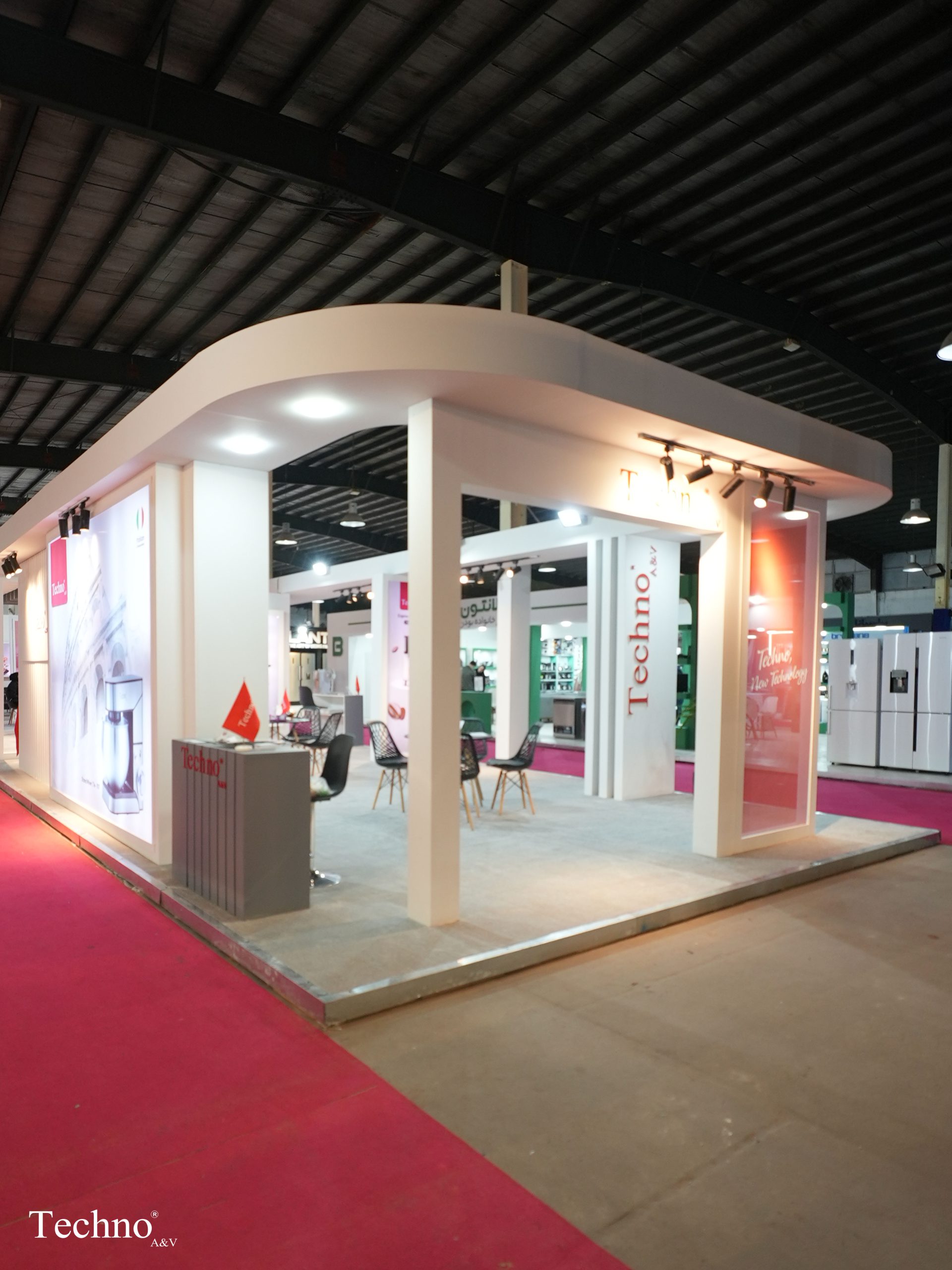 غرفه تکنو ای وی در نمایشگاه لوازم خانگی ؛ ترکیب هنر و تکنولوژی