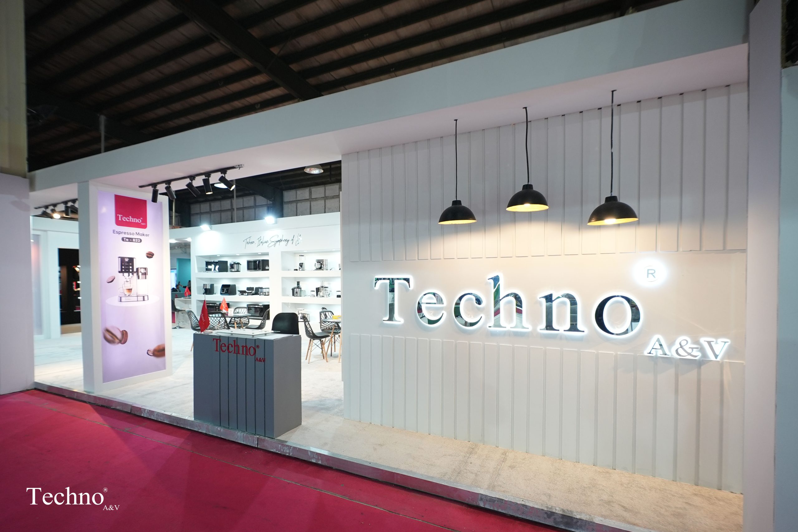 تکنو ای وی در 25امین نمایشگاه لوازم خانگی رشت