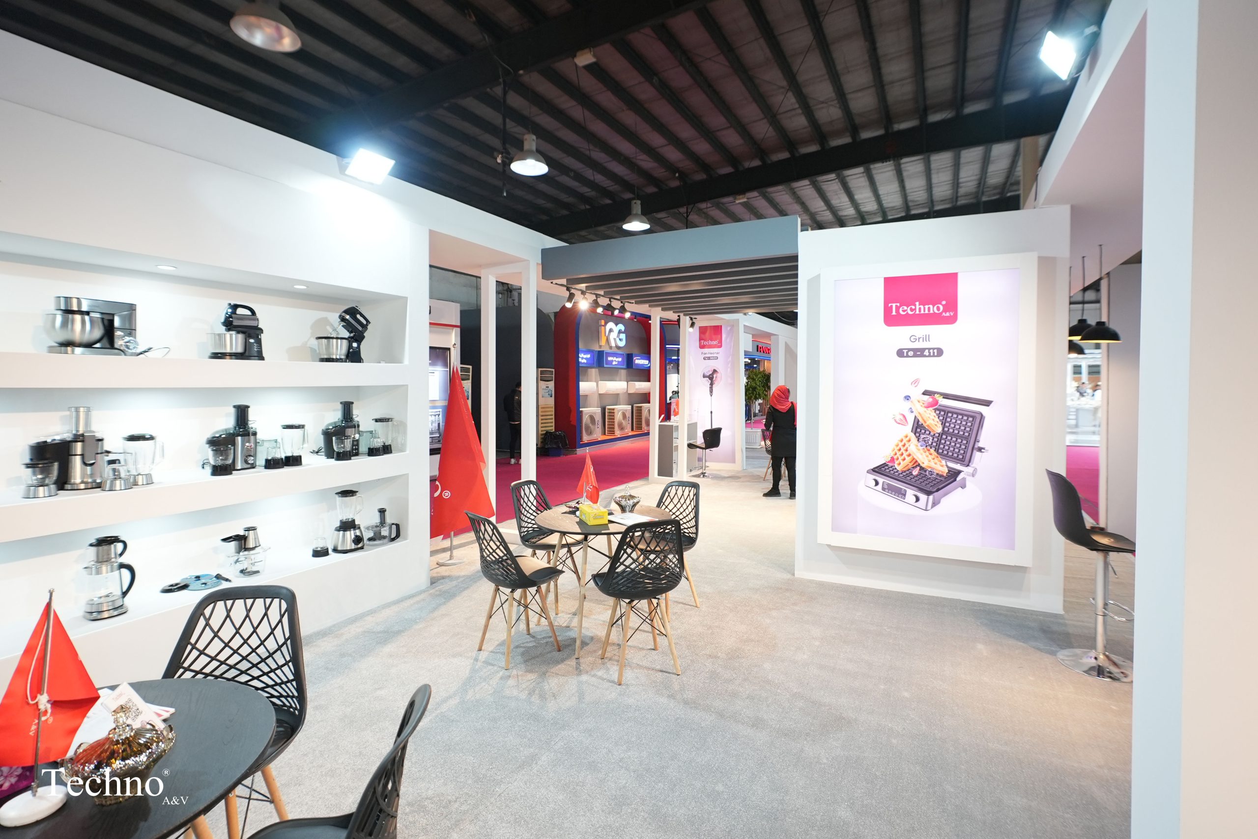 ویژگی‌های منحصربه‌فرد غرفه تکنو ای وی در نمایشگاه لوازم خانگی رشت