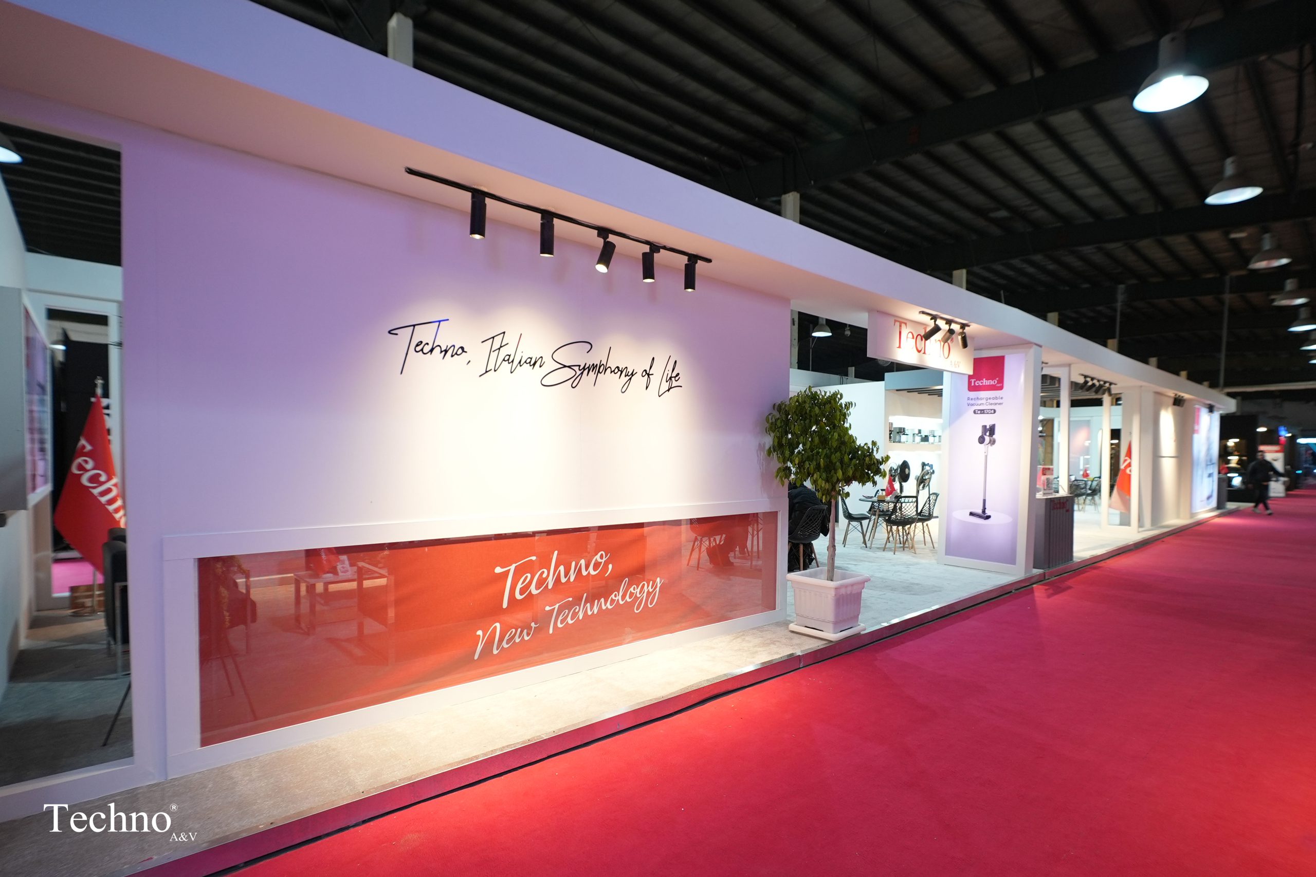 غرفه تکنو ای وی در نمایشگاه لوازم خانگی رشت