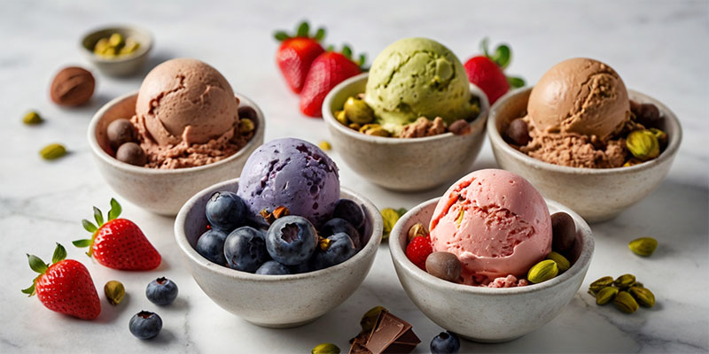 درست کردن 10 نوع بستنی خوشمزه در خانه