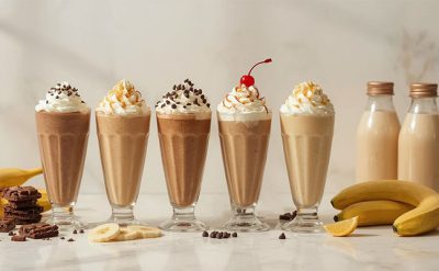 طرز تهیه میلک‌ شیک خانگی با مخلوط‌ کن