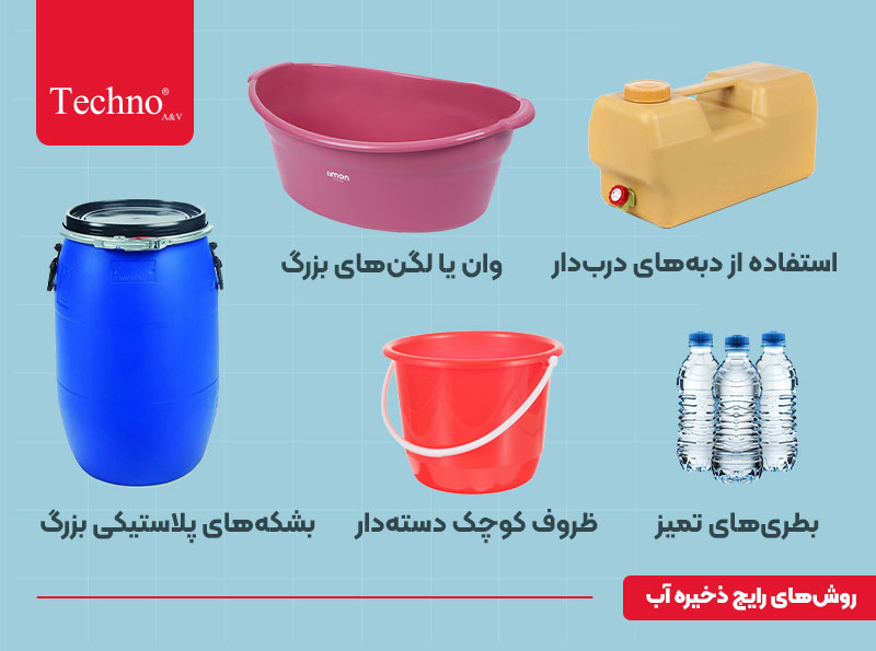 برای قطعی اب چه کنیم؟