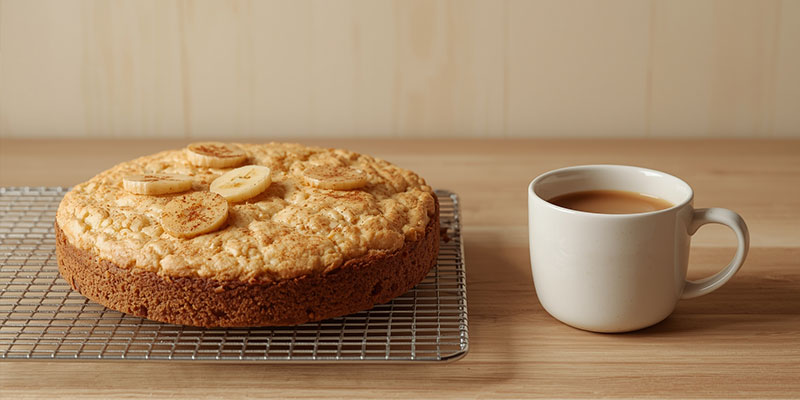 کیک اوتمیل در سرخ‌ کن بدون روغن