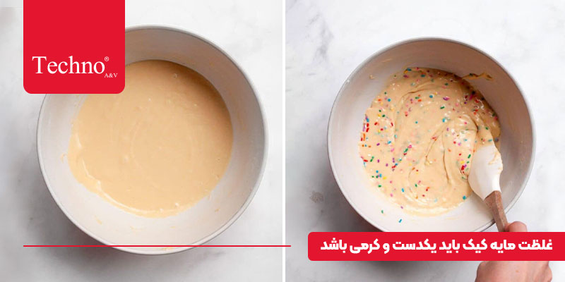 کیک اسفنجی در ایرفرایر